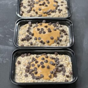 Nut Butter-Chocolate Overnight Oats