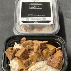 Pumpkin Caramel Crumble Overnight Oats