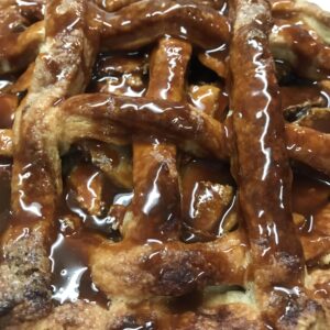 Thanksgiving Caramel Apple Pie