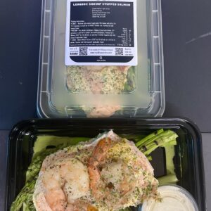 LEANBOX Shrimp Stuffed Salmon