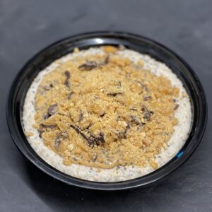 Peanut Butter Butterfinger Crunch Overnight Oats