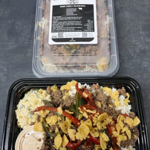 Beef Taco & Elote Box