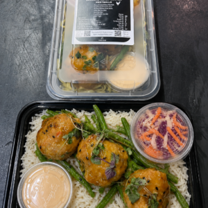 Honey Sriracha Chicken Meatballs